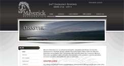 Desktop Screenshot of maverickrestoration.com